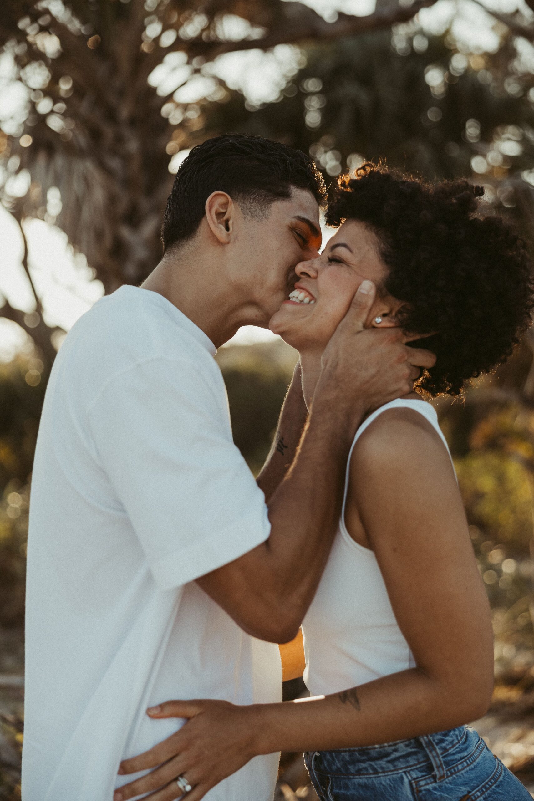 Beach engagement shoot