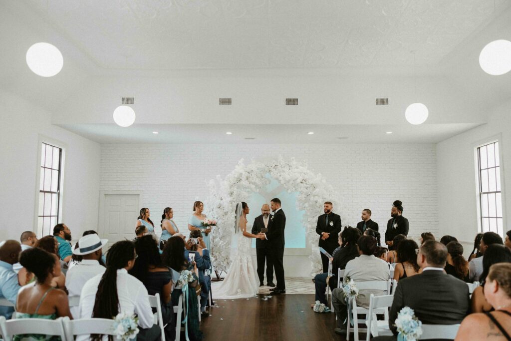 Indoor Ceremony Space with Windows