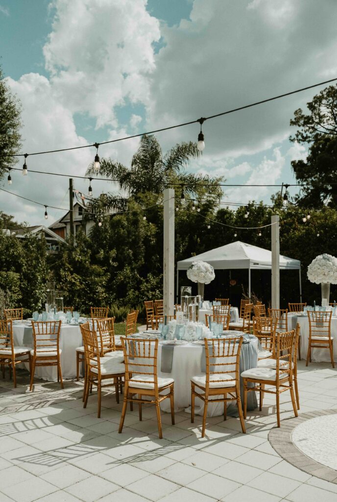 Reception Details for Summer Wedding